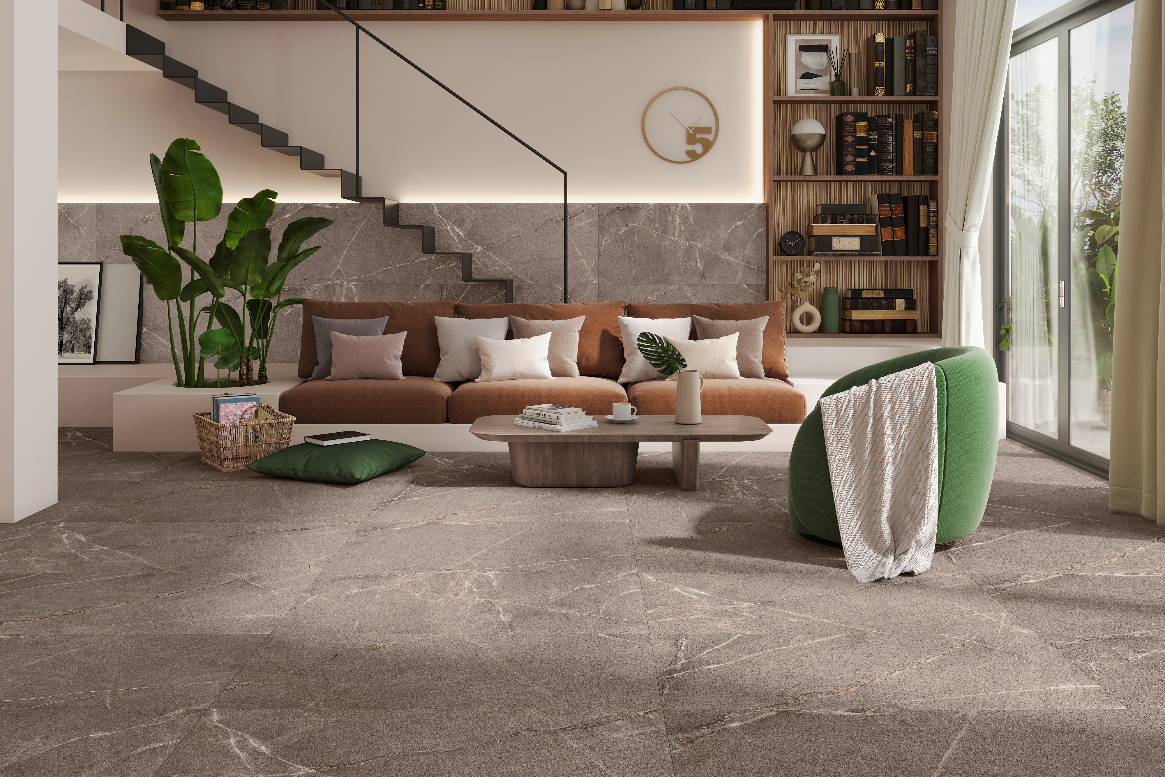 Керамогранит под камень: правила подбора от дизайнеров.